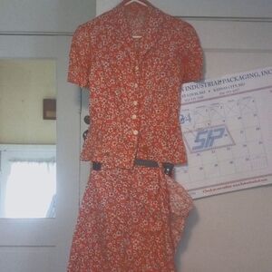 Vintage two piece dress